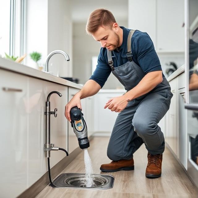 afvoeren ontstopping keuken door vakman