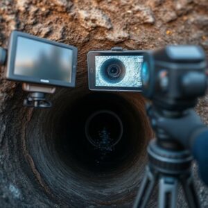 rioolcamera inspectie voor leiding ontstoppen